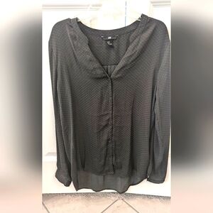 H&M long sleeve blouse